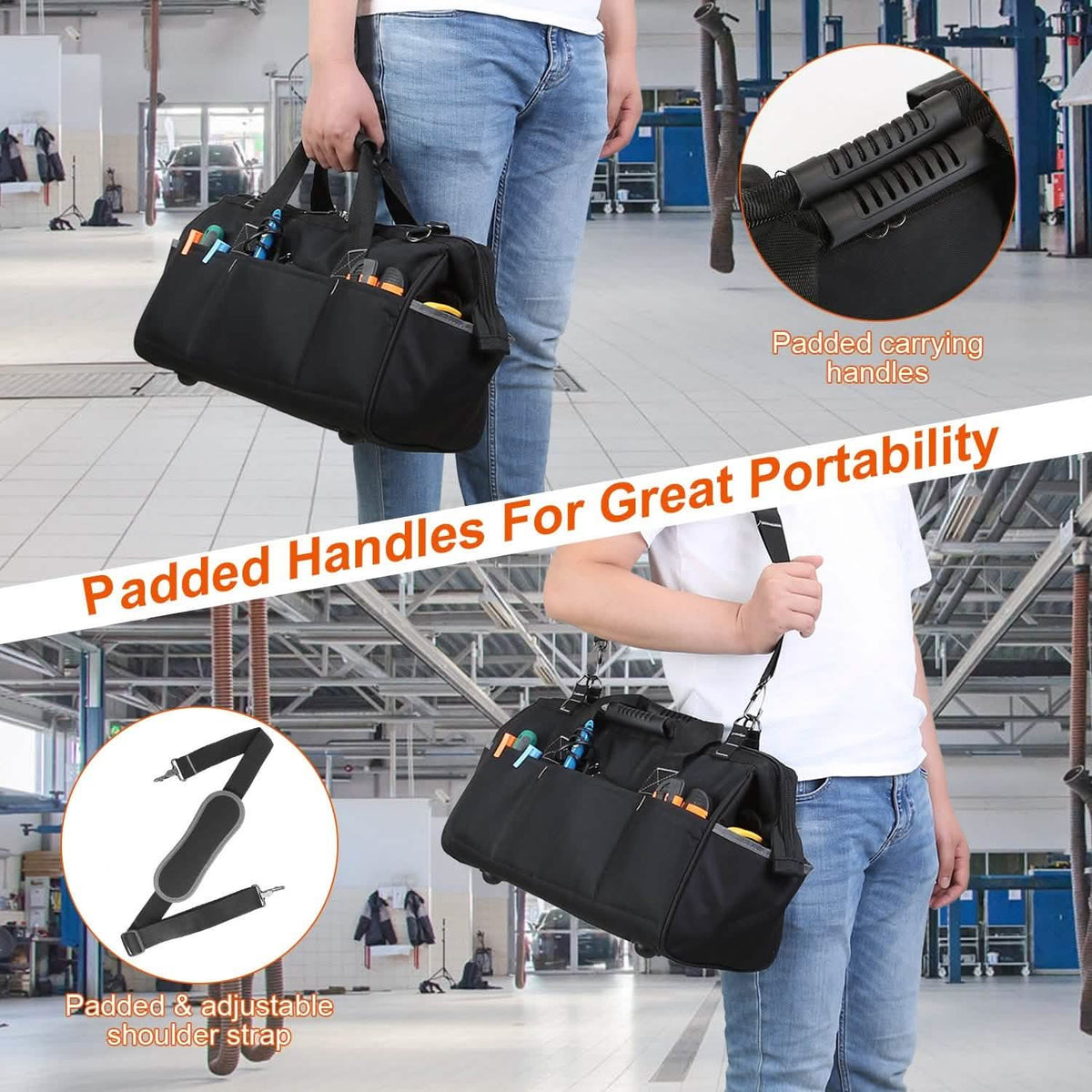 16.7-Inch Tool Storage Multi-Purpose Bag - A-1 Thread Vault