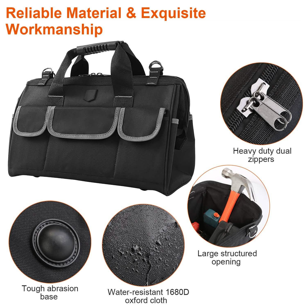 16.7-Inch Tool Storage Multi-Purpose Bag - A-1 Thread Vault