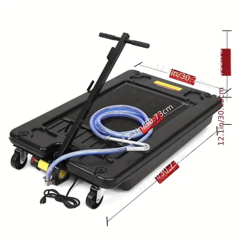 17 Gallon Low Profile Oil Drain with Electric Pump - A-1 Thread Vault