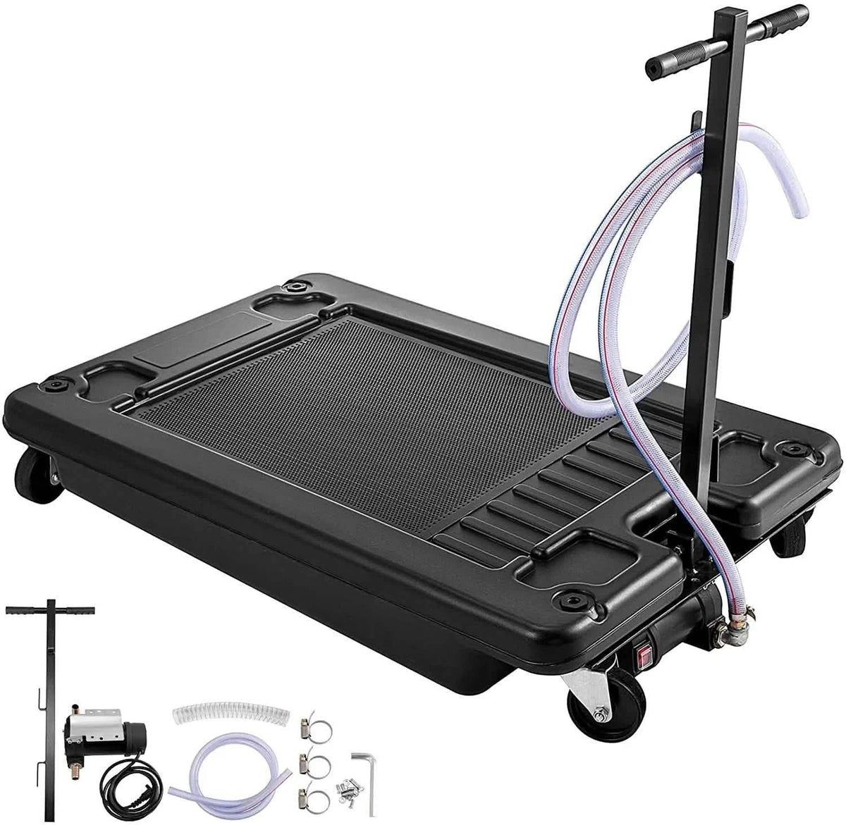 17 Gallon Low Profile Oil Drain with Electric Pump - A-1 Thread Vault