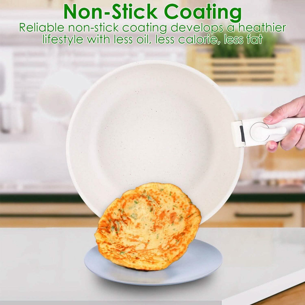 17-Pieces: Nonstick Cookware Set Induction Kitchen Pots and Pans - A-1 Thread Vault