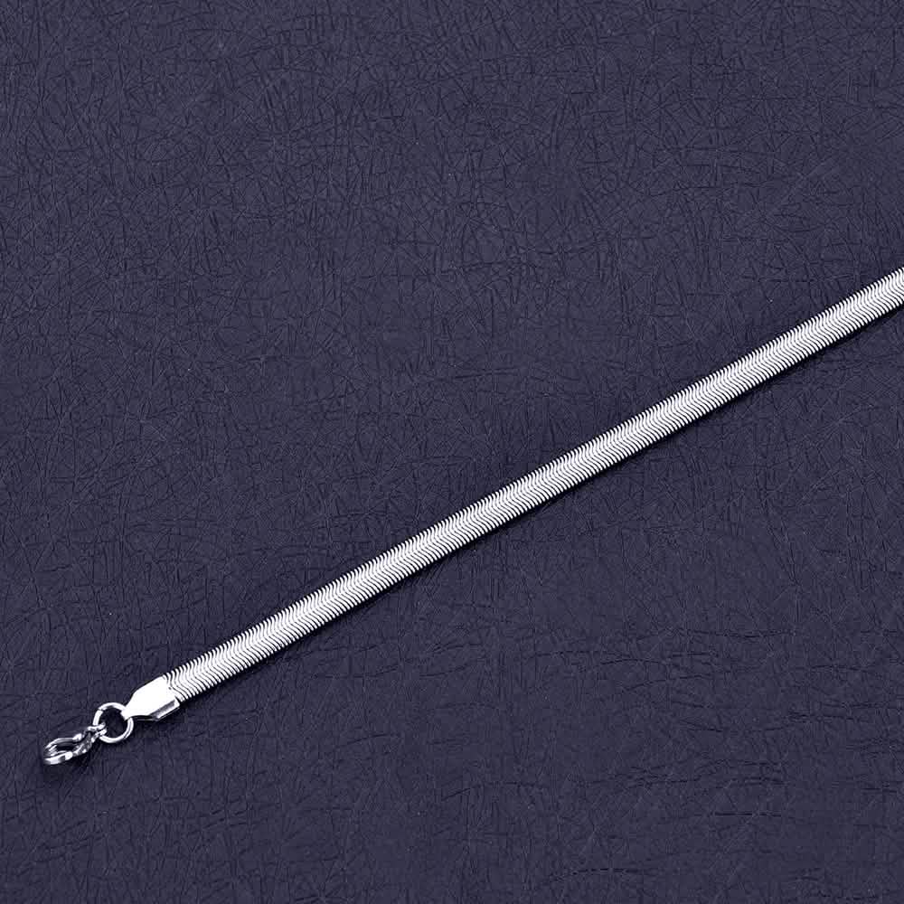 6mm Stainless Steel Snake Chain Bracelet – Unisex - A-1 Thread Vault