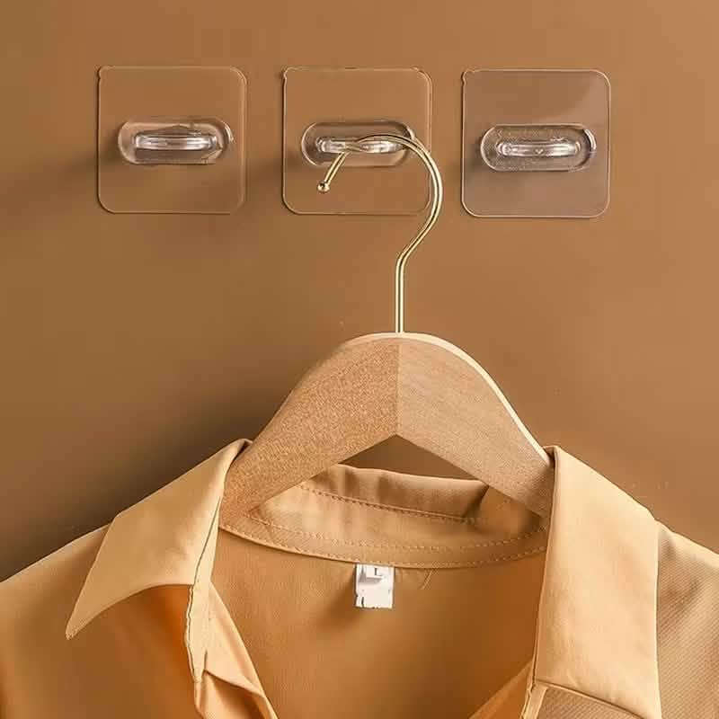 4-Pack Clear Adhesive Utility Hooks - A-1 Thread Vault