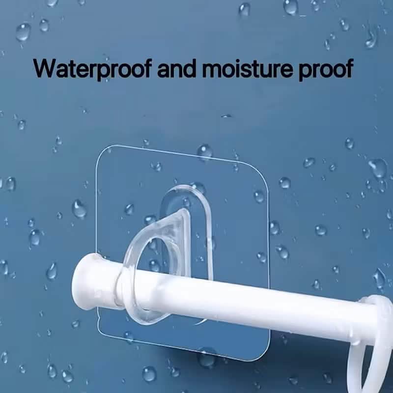 4-Pack Clear Adhesive Utility Hooks - A-1 Thread Vault