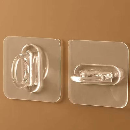 4-Pack Clear Adhesive Utility Hooks - A-1 Thread Vault