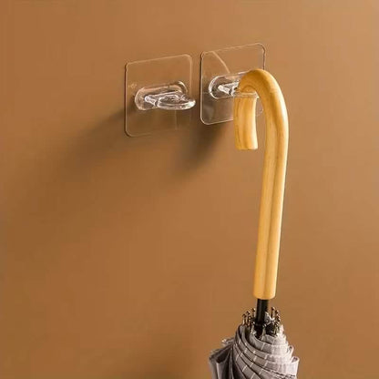 4-Pack Clear Adhesive Utility Hooks - A-1 Thread Vault