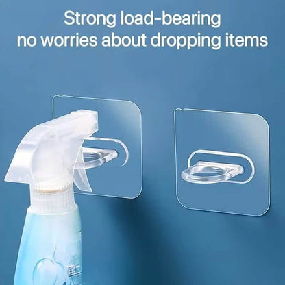 4-Pack Clear Adhesive Utility Hooks - A-1 Thread Vault