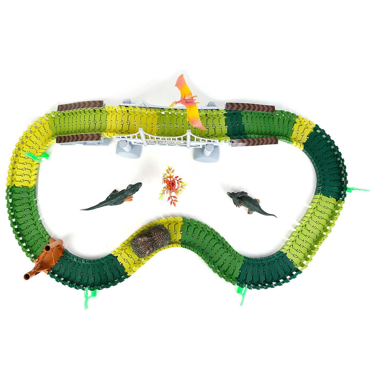 175-Piece: Dinosaur Race Track Set - A-1 Thread Vault