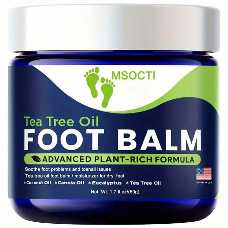 Tea Tree Oil Foot Balm Moisturizer for Dry Feet - A-1 Thread Vault