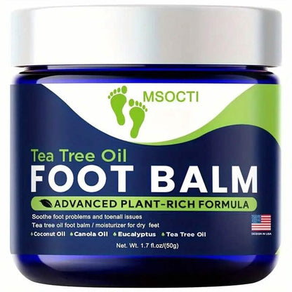 Tea Tree Oil Foot Balm Moisturizer for Dry Feet - A-1 Thread Vault