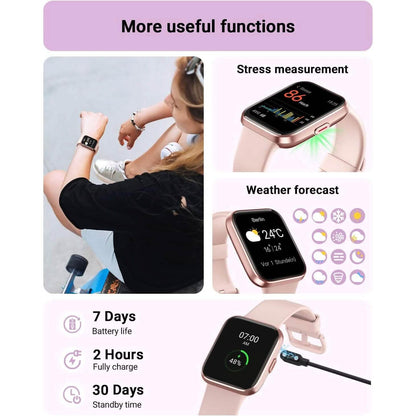1.8" HD Full Color Touch Screen Bluetooth Call Smart Watch (Refurbished) - A-1 Thread Vault