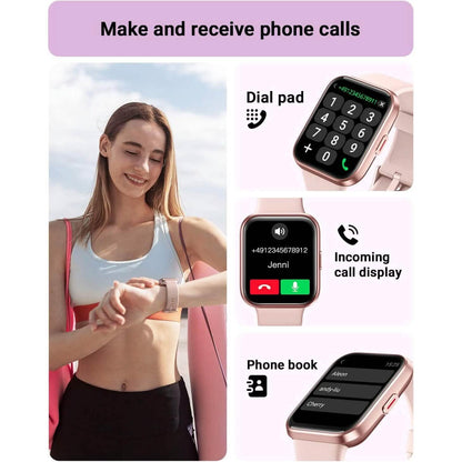1.8" HD Full Color Touch Screen Bluetooth Call Smart Watch (Refurbished) - A-1 Thread Vault