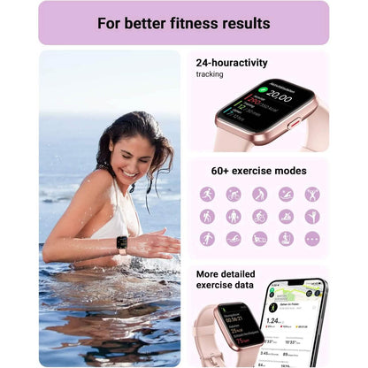 1.8" HD Full Color Touch Screen Bluetooth Call Smart Watch (Refurbished) - A-1 Thread Vault