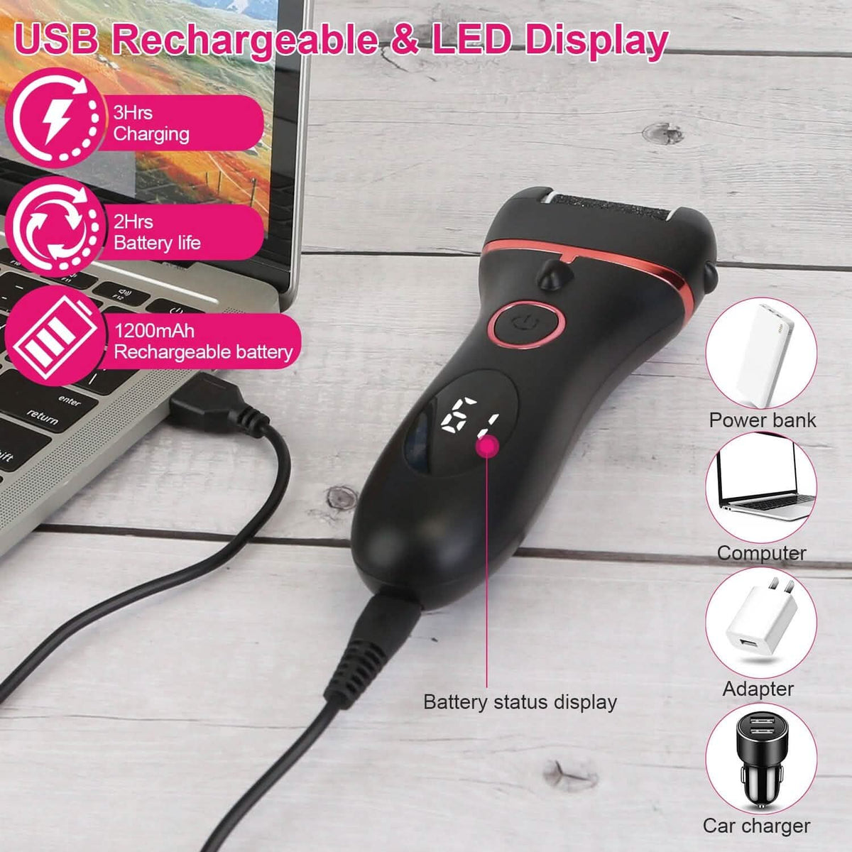 18-in-1 Electric Foot Callus Remover Tool - A-1 Thread Vault