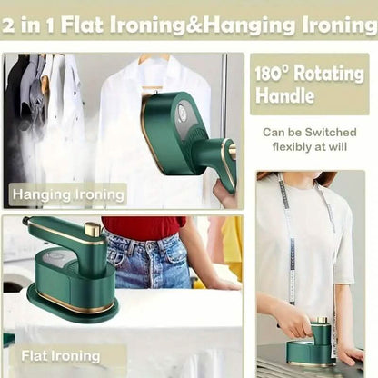 180° Rotating Mini Portable Folding Steam Iron - A-1 Thread Vault
