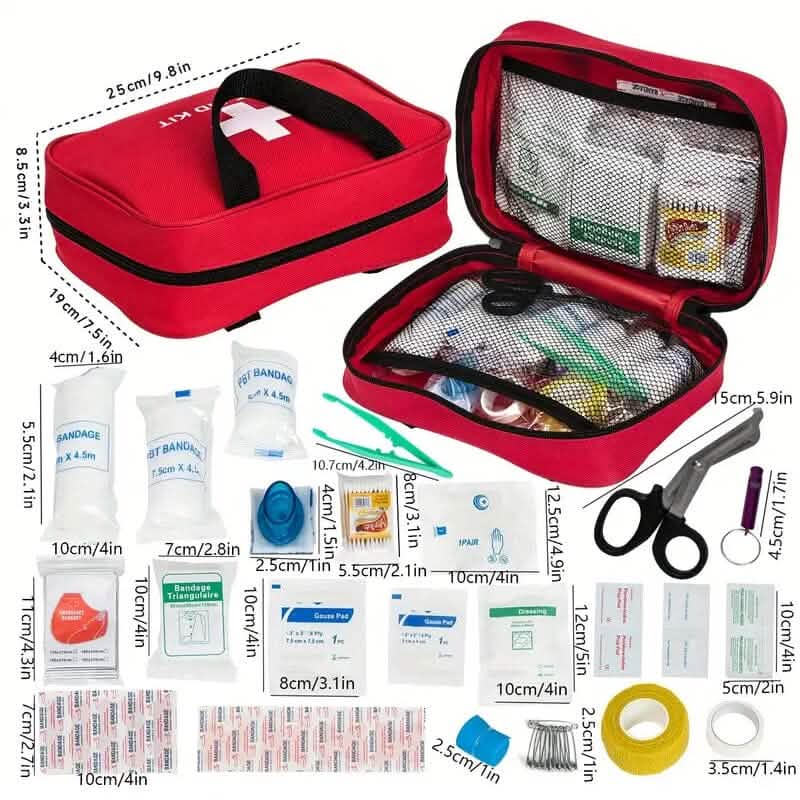184-Piece: Multi-Purpose First Aid Kit - A-1 Thread Vault