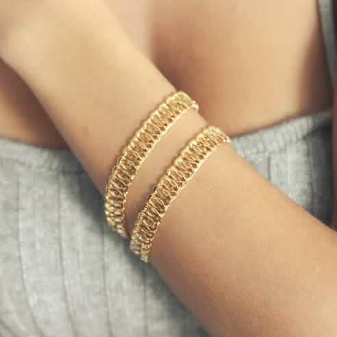 18K Gold Chunky Chain Bracelet - A-1 Thread Vault