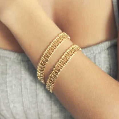 18K Gold Chunky Chain Bracelet - A-1 Thread Vault