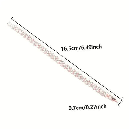 18K Golden Plated Stainless Steel Bracelet with Rhinestone Embellishments - A-1 Thread Vault