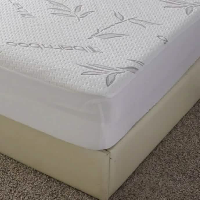 Bed Bath Fashions Premium Bamboo Waterproof Fitted Mattress Protector - A-1 Thread Vault