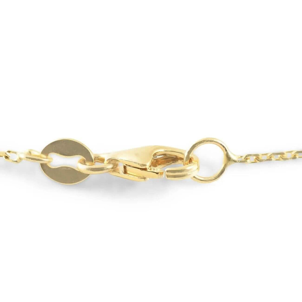 1ct Diamonds By The Yard 18" 14K Yellow Gold Womens Necklace - A-1 Thread Vault