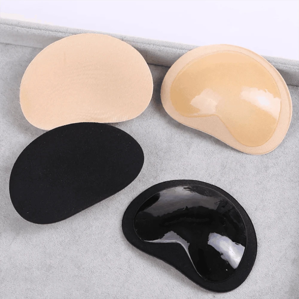 1Pair Chest Push Up Sticky Bra Thicker Sponge Bra Pad Breast Lift Up Enhancer Silicone Removeable Inserts Swimsuit Invisible Bra - A-1 Thread Vault