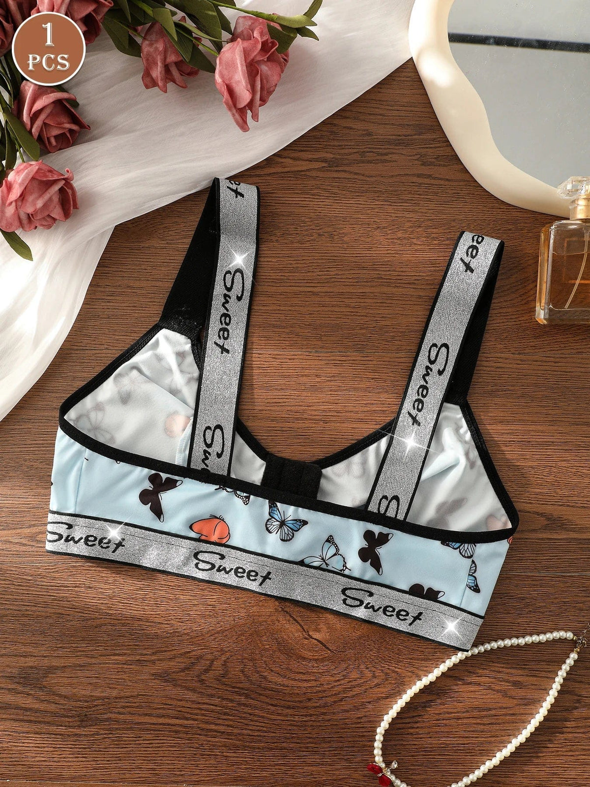 1pc Women's Casual Comfortable Wireless Bra - A-1 Thread Vault