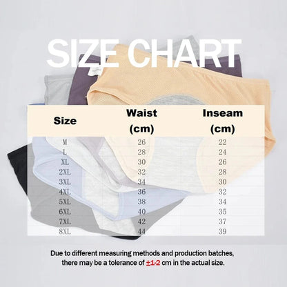 1pc Women's Leak Proof Menstrual Panties – Mid Waist Ice Silk Plus Size Waterproof Period Underwear Sexy Physiological Briefs - A-1 Thread Vault