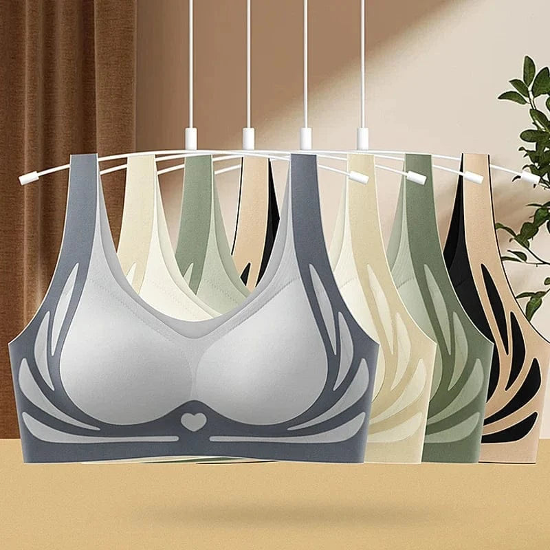 1pcs Women Seamless Bras Female Push Up Vests Style Wireless Underwears Lady Anti Sagging Comfort Soft Lingeries Ladies Camisole - A-1 Thread Vault