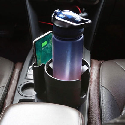 2-in-1 Car Cup Holder with Phone Holder Adjustable Base - A-1 Thread Vault