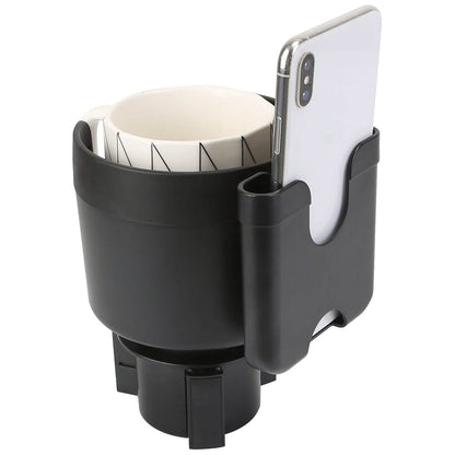 2-in-1 Car Cup Holder with Phone Holder Adjustable Base - A-1 Thread Vault