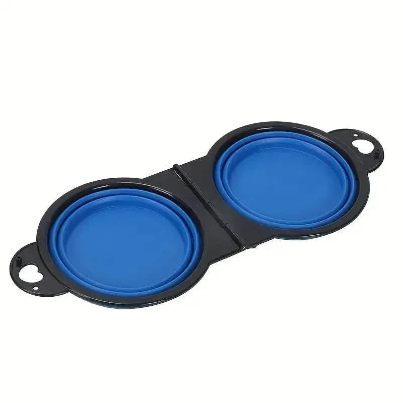 2-in-1 Collapsible Double Dog Bowl - A-1 Thread Vault