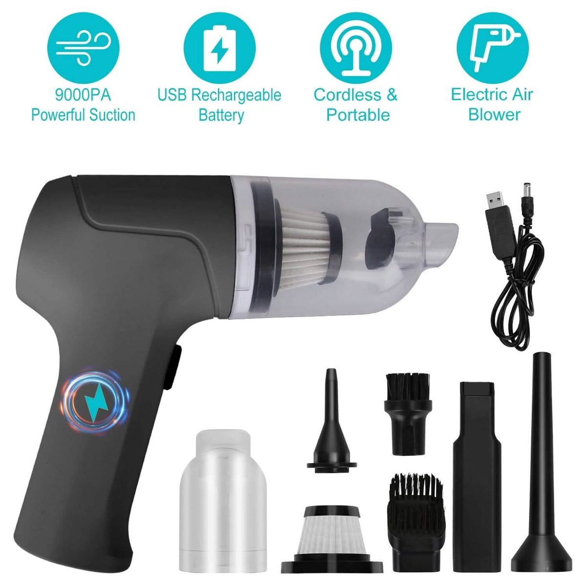 2-in-1 Cordless Vacuum Cleaner Compressed Air Duster - A-1 Thread Vault