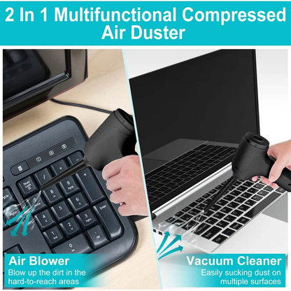 2-in-1 Cordless Vacuum Cleaner Compressed Air Duster - A-1 Thread Vault