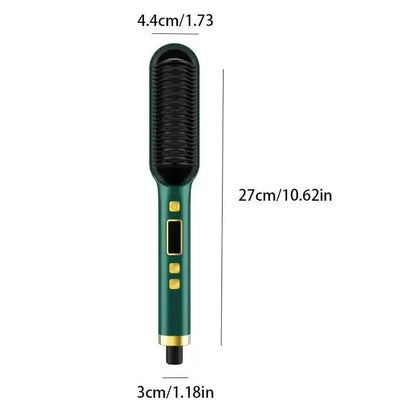 2-in-1 Electric Hair Straightener Brush Curling Comb - A-1 Thread Vault