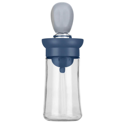 2-in-1 Glass Olive Oil Dispenser with Silicone Dropper - A-1 Thread Vault