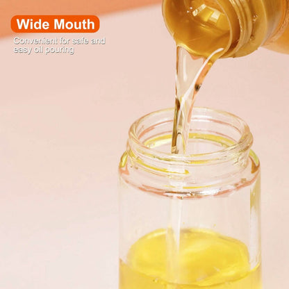 2-in-1 Glass Olive Oil Dispenser with Silicone Dropper - A-1 Thread Vault