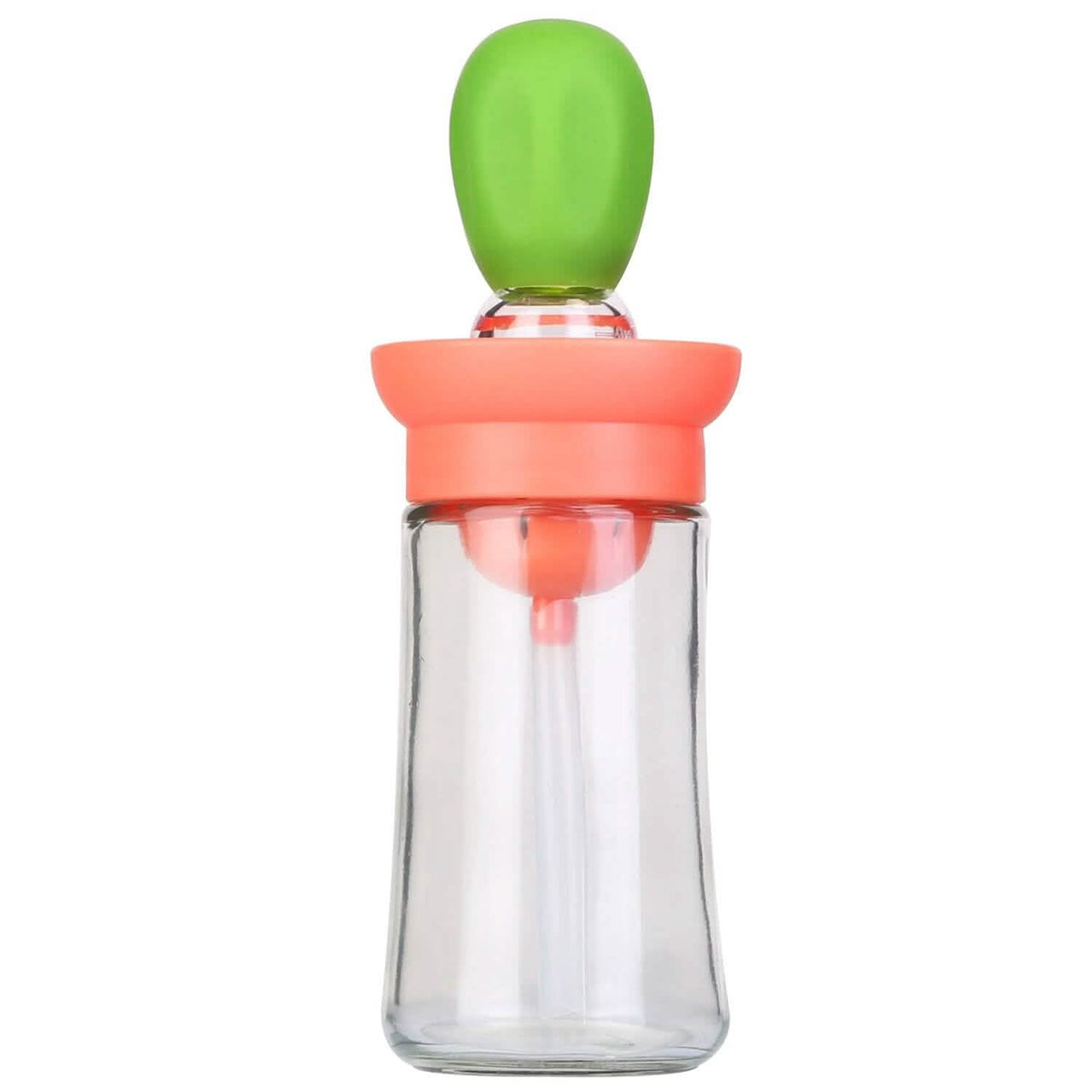 2-in-1 Glass Olive Oil Dispenser with Silicone Dropper - A-1 Thread Vault