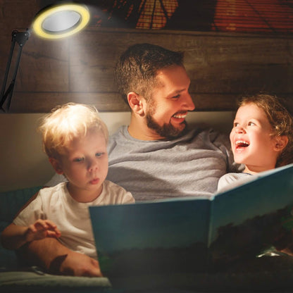 2-in-1 LED Magnifier Desk Lamp with 8x Magnifying Glass - A-1 Thread Vault