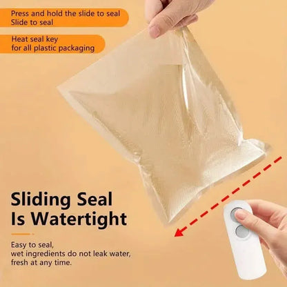 2-in-1 Mini Bag Sealer For Snacks, USB Rechargeable Plastic Heat Sealer With Cutter - A-1 Thread Vault