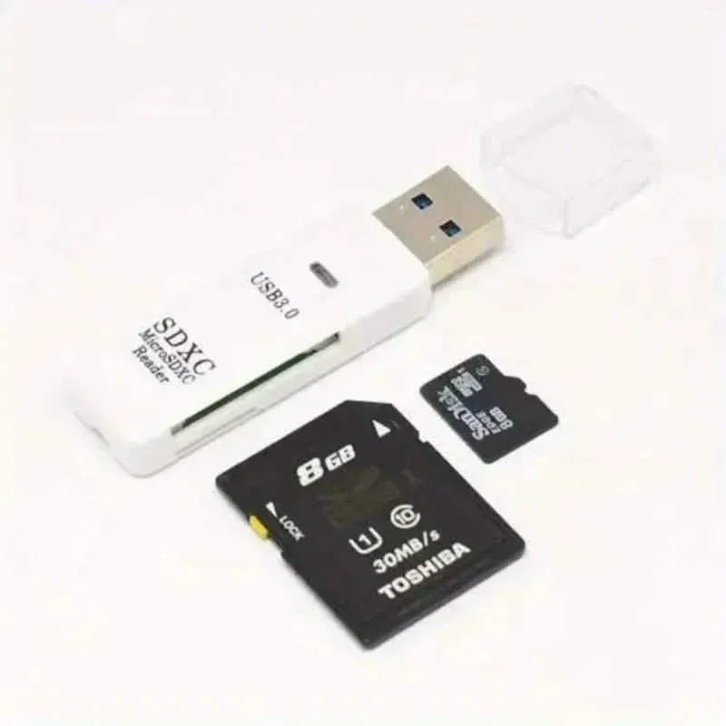 2-in-1 Multi Card Reader USB 3.0 Micro SD TF Card Memory Flash Drive Adapter - A-1 Thread Vault