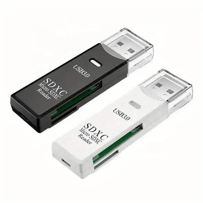 2-in-1 Multi Card Reader USB 3.0 Micro SD TF Card Memory Flash Drive Adapter - A-1 Thread Vault
