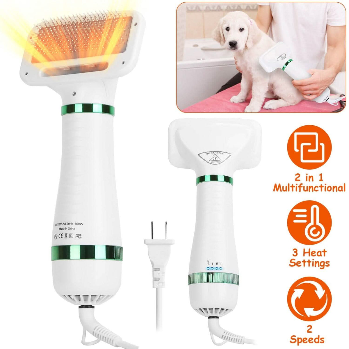 2-in-1 Multifunctional Pet Grooming Hair Dryer - A-1 Thread Vault