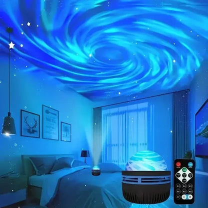 2-in-1 Northern Lights and Ocean Wave Projector with Enchanting Starry Sky Lights - A-1 Thread Vault
