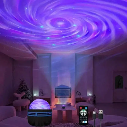 2-in-1 Northern Lights and Ocean Wave Projector with Enchanting Starry Sky Lights - A-1 Thread Vault