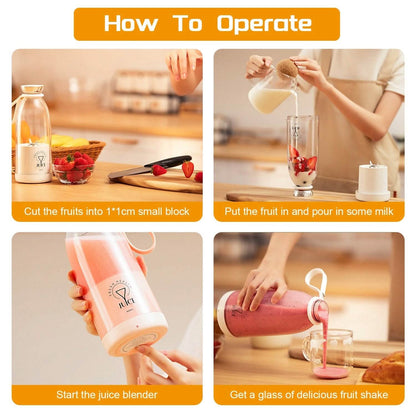 2-in-1 Portable Fruit Blender Rechargeable - A-1 Thread Vault