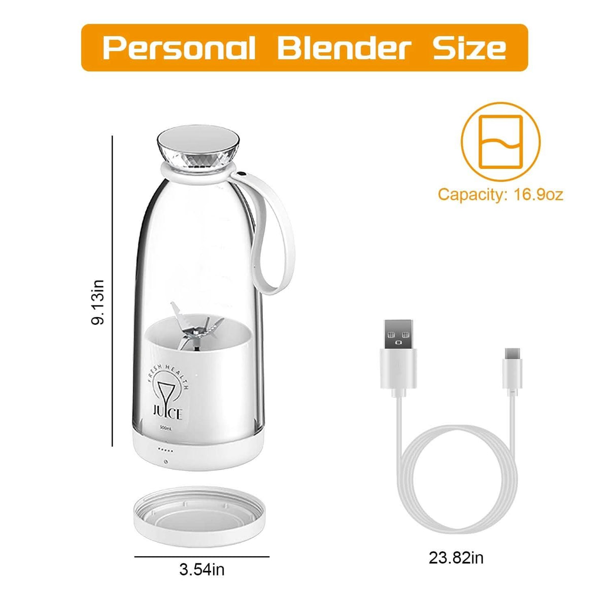 2-in-1 Portable Fruit Blender Rechargeable - A-1 Thread Vault