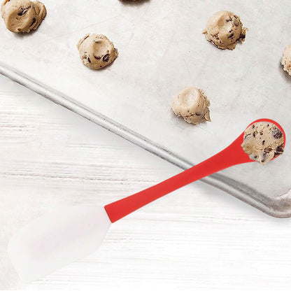 2-in-1 Silicone One Tablespoon Cookie Scoop and Spatula to Stir, Fold, Scrape - A-1 Thread Vault