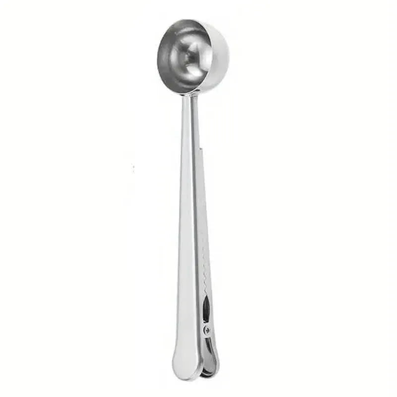 2-in-1 Stainless Steel Coffee Spoon and Sealing Clip - A-1 Thread Vault