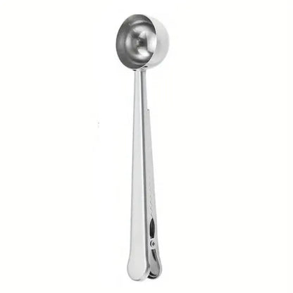 2-in-1 Stainless Steel Coffee Spoon and Sealing Clip - A-1 Thread Vault